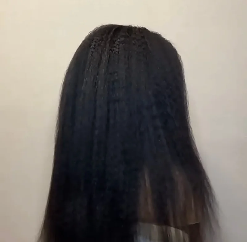 Kinky Straight Lace Front Wig