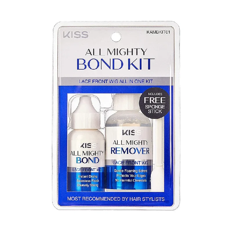 Kiss All Mighty Bond Lace Front Wig Glue and Remover Kit - KAMBKIT01