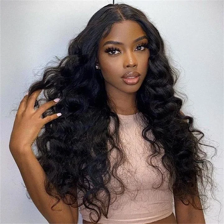 Loose Wave 13x4 HD Lace Front Wig Pre Plucked Hairline With Baby Hair 150% Density-Geeta Hair