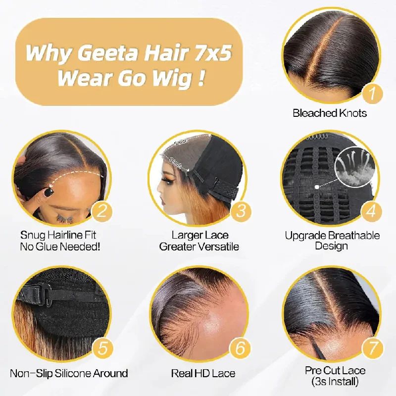 Loose Wave 13x4 HD Lace Front Wig Pre Plucked Hairline With Baby Hair 150% Density-Geeta Hair