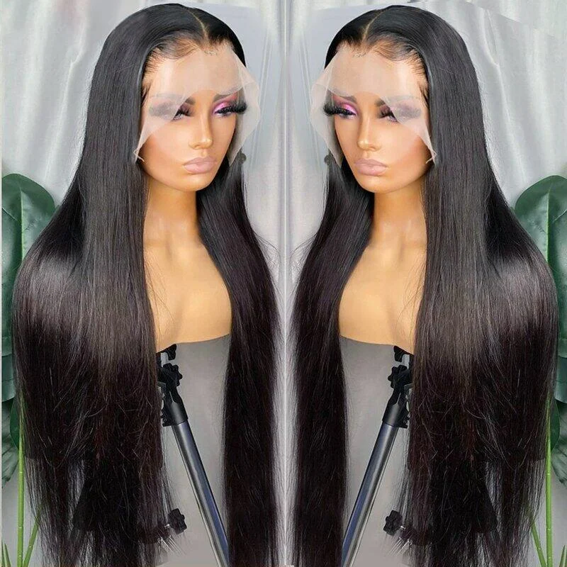 12A Cranberry Malaysian 13x4/13X6 HD Lace Frontal Wig Remy Straight Lace Front Human Hair Wigs