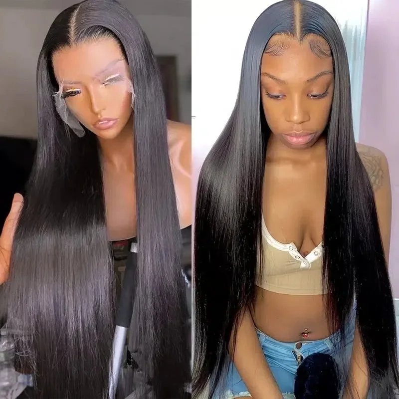 12A Cranberry Malaysian 13x4/13X6 HD Lace Frontal Wig Remy Straight Lace Front Human Hair Wigs