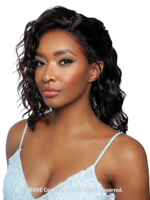 Mane Concept 100% Unprocessed Human Hair Trill 13x4 HD Glueless Lace Wig - TRE2112 LOOSE DEEP 14""