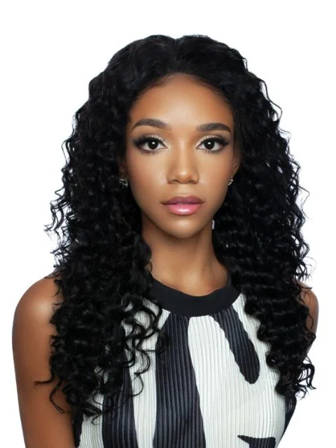 Mane Concept 100% Unprocessed Human Hair Trill 13x4 HD Lace Wig - DEEP WAVE  24"" 28""  (TRFL230224 & TRFL 230228)