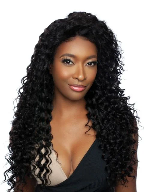 Mane Concept 100% Unprocessed Human Hair Trill 13x4 HD Lace Wig - DEEP WAVE  24"" 28""  (TRFL230224 & TRFL 230228)