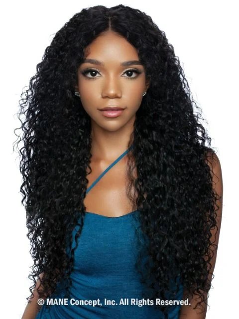 Mane Concept 100% Unprocessed Human Hair Trill 13x4 HD Lace Wig - MALAYSIAN CURL 24""-32""  (TRFL230624-32)