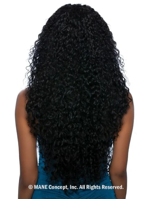 Mane Concept 100% Unprocessed Human Hair Trill 13x4 HD Lace Wig - MALAYSIAN CURL 24""-32""  (TRFL230624-32)