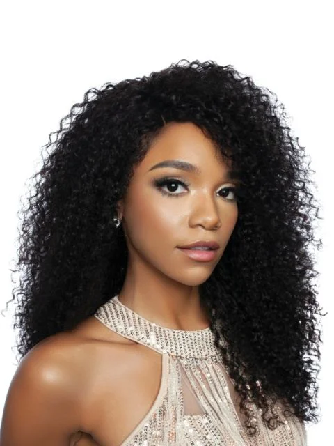 Mane Concept 100% Unprocessed Human Hair Trill 13x4 HD Lace Wig - TRE2106 SOFT JERRY CURL 22""