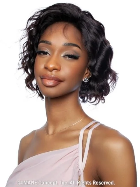 Mane Concept 100% Unprocessed Human Hair Trill 13x4 HD Glueless Lace Wig - TRE2109 LOOSE DEEP 10""