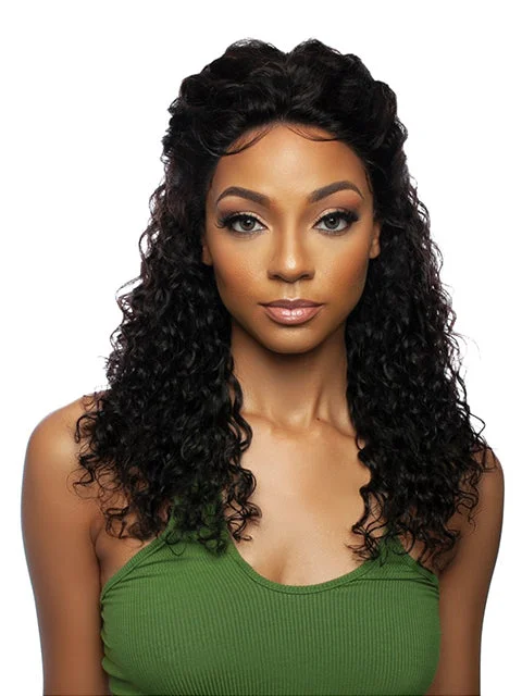 Mane Concept 100% Unprocessed Human Hair Trill 13x4 HD Lace Wig - TRE2161 DEEP WAVE 20