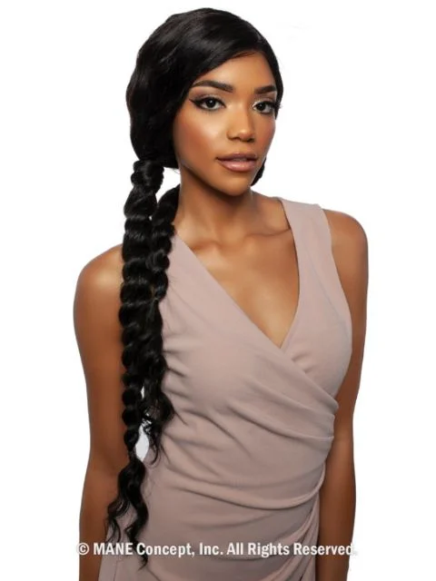 Mane Concept 100% Unprocessed Human Hair Trill Glueless HD Whole Lace Wig - LOOSE DEEP 24""-32""(TRH410124-32)