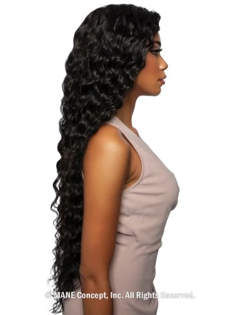 Mane Concept 100% Unprocessed Human Hair Trill Glueless HD Whole Lace Wig - LOOSE DEEP 24""-32""(TRH410124-32)