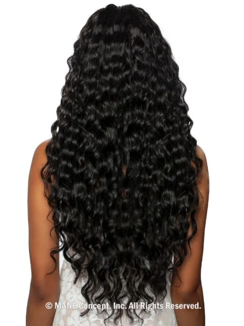 Mane Concept 100% Unprocessed Human Hair Trill Glueless HD Whole Lace Wig - LOOSE DEEP 24""-32""(TRH410124-32)