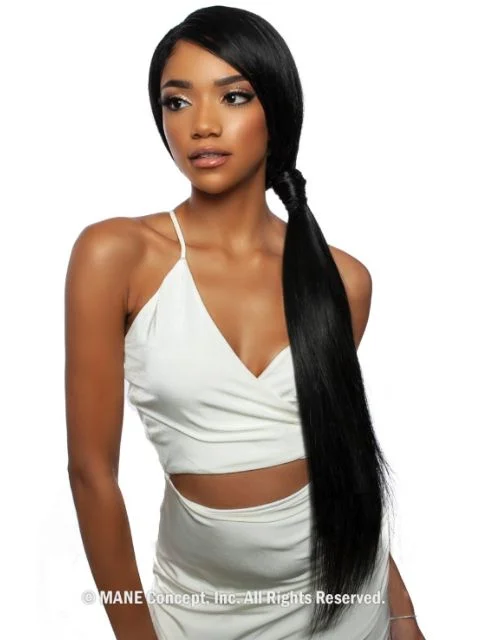 Mane Concept 100% Unprocessed Human Hair Trill Glueless HD Whole Lace Wig - STRAIGHT 24""-32""(TRH410424-32)