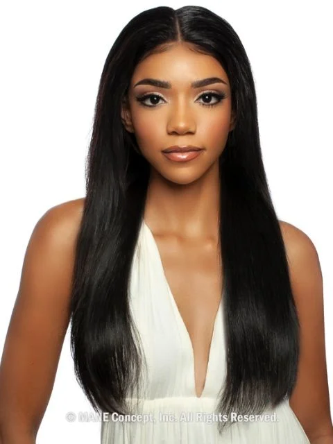 Mane Concept 100% Unprocessed Human Hair Trill Glueless HD Whole Lace Wig - STRAIGHT 24""-32""(TRH410424-32)