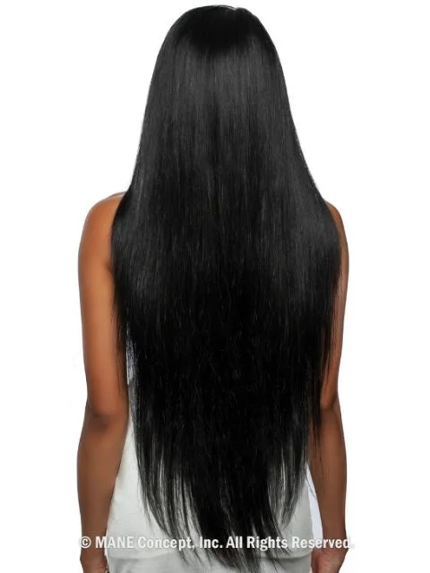 Mane Concept 100% Unprocessed Human Hair Trill Glueless HD Whole Lace Wig - STRAIGHT 24""-32""(TRH410424-32)