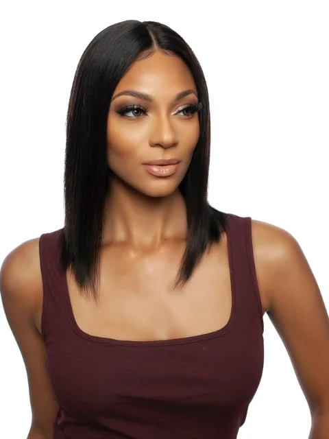 Mane Concept Trill 100% Unprocessed Human Hair HD Lace Front Wig - TR207 ROTATE PART STRAIGHT 14""