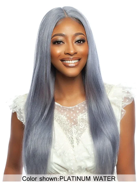 Mane Concept Trill 13A Human Hair HD Pre-Colored Lace Front Wig - TROC212 13A PLATINUM WATER STRAIGHT