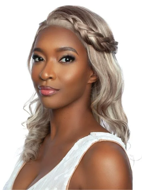 Mane Concept Trill 13A Human Hair HD Pre-Colored Lace Front Wig - TROC2305 BEIGE BLONDE STRAIGHT 20"",24""