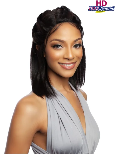 Mane Concept Trill 13x5 Deep Part 100% Human Hair Lace Front Wig - TRMF1301 - STRAIGHT 14""