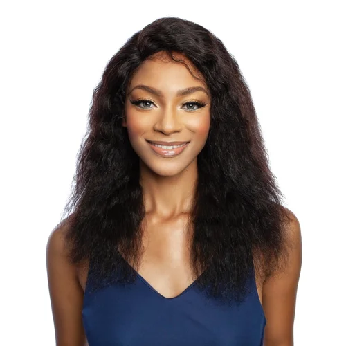 Mane Concept Wig - 100% Unprocessed Human Hair - TRMR601 - 11A WET N WAVY ROTATE LACE PART WIG JERRY CURL 18""