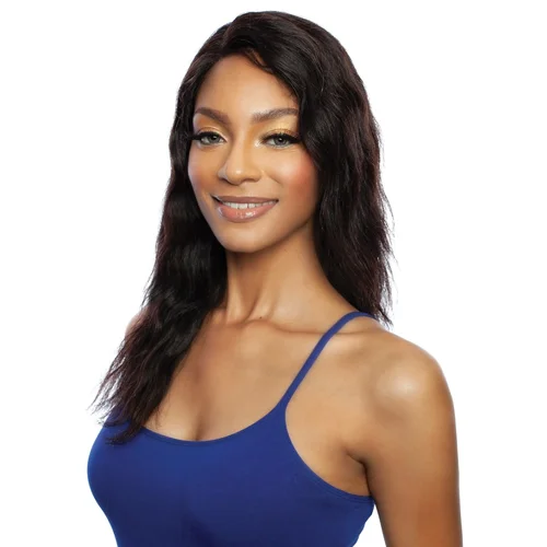 Mane Concept Wig - 100% Unprocessed Human Hair - TRMR603 - 11A WET N WAVY ROTATE LACE PART WIG LOOSE BODY 18""