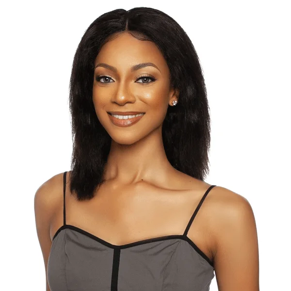 Mane Concept TRMP601 - 11A HD PRE-PLUCKED HAIRLINE LACE FRONT WIG - WNW JERRY CURL 14""