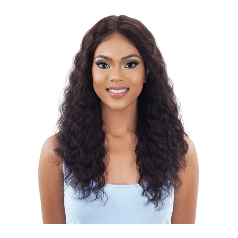 Mayde Beauty 100% Human Hair 5"" Lace & Lace Front Wig - NATURAL LOOSE CURL