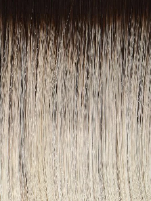 RL613SS SHADED PLATINUM | Dark Brown roots with Warm Platinum Blonde