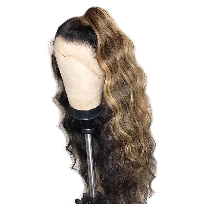 HIghlight Color Deep Wave Human Hair Wig Lace Front 13x4 Surprisehair