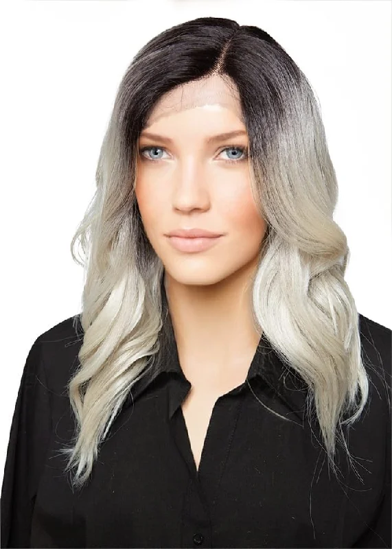 TT4 / 56 - Medium Brown / White Blonde Ombre