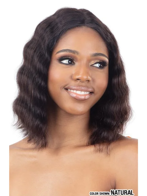 Model Model Haute 100% Human Hair HD Lace Frontal Wig - SOFT CRIMP CURL 12""