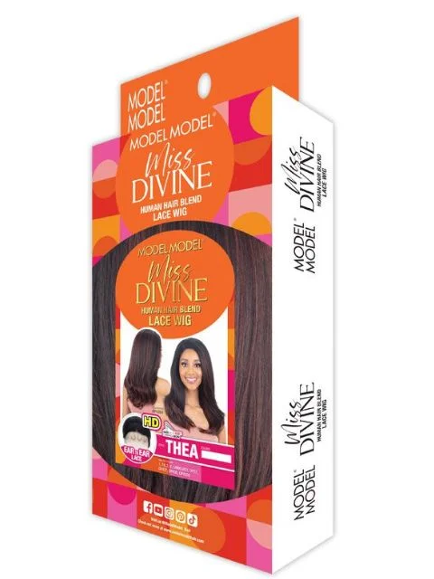 Model Model Miss Divine Human Hair Blend HD Lace Front Wig - THEA