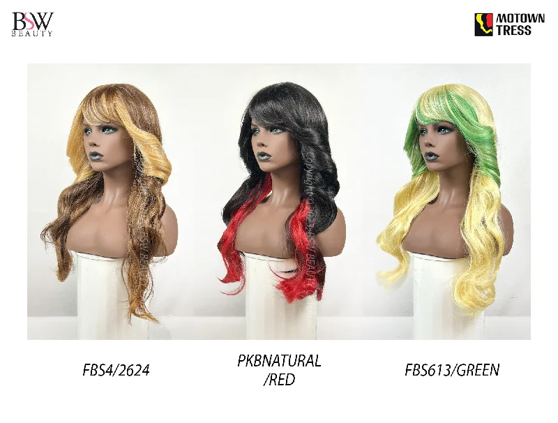 MOTOWN TRESS DAY GLOW WIG SYNTHETIC HAIR WIG - BRIANA