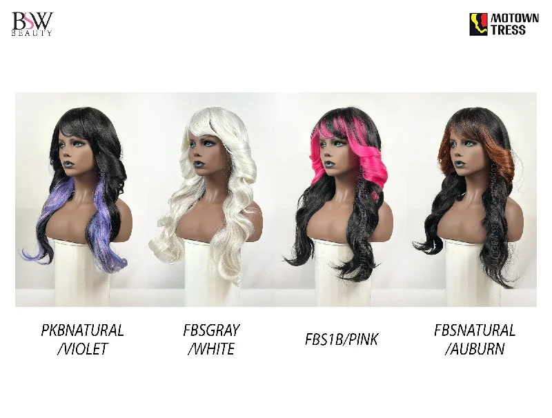 MOTOWN TRESS DAY GLOW WIG SYNTHETIC HAIR WIG - BRIANA