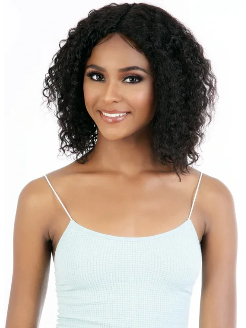 Motown Tress Persian Remy Human Hair Wet & Wavy Deep Part Lace Wig - HPDP.WET12