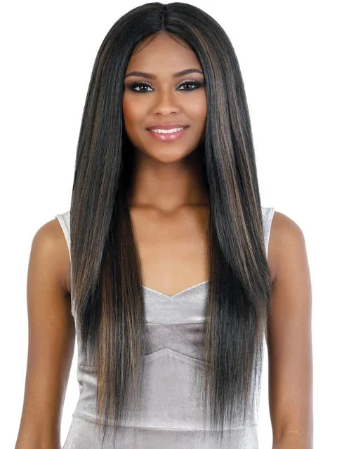 Motown Tress Premium Human Hair Blend Glam Touch Lace Wig - HBL.FREE26