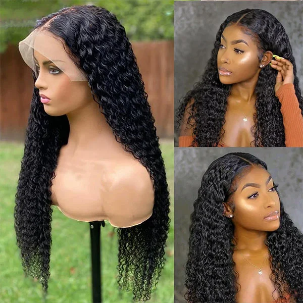 Mslynn Hair HD Lace Wigs 13x4 Lace Front Wig Deep Wave Wig