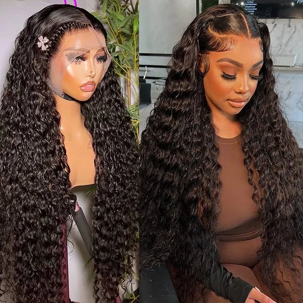 Mslynn Hair HD Lace Wigs 13x4 Lace Front Wig Deep Wave Wig