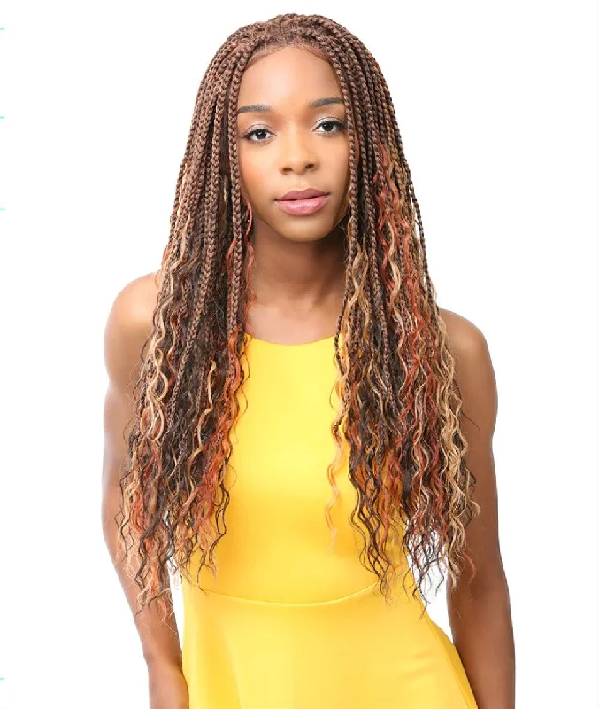 Nutique Illuze 4X4 Lace Front Wig-- Boho Box Deep 26""