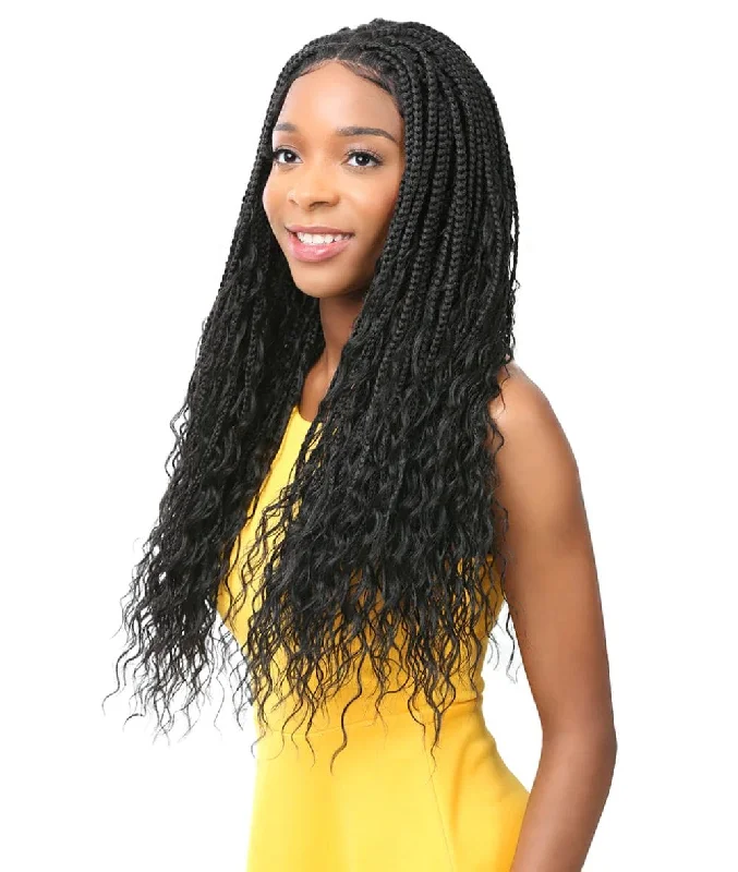 Nutique Illuze 4X4 Lace Front Wig-- Boho Box Deep 26""