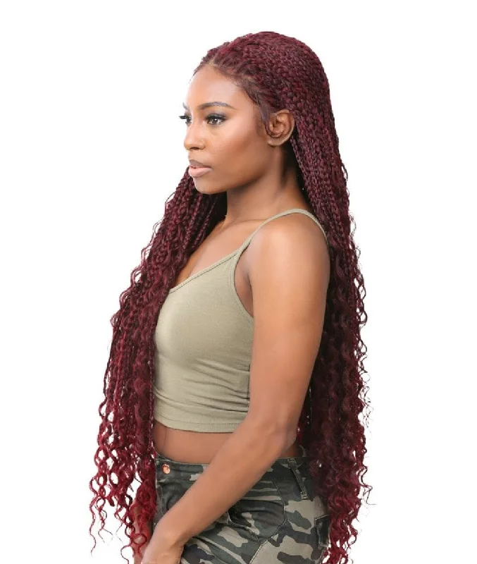 Nutique Illuze360 13x4 Lace Front Wig - Boho Braid Water 36""