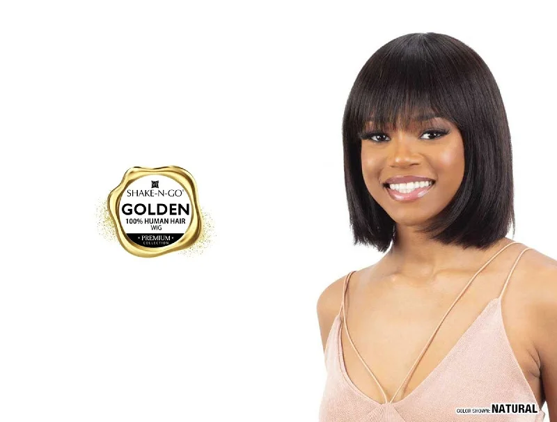 SHAKE N GO PREMIUM COLLECTION GOLDEN WIG - DEBBIE