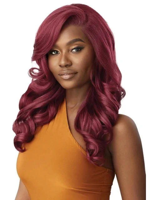 Outre 100% Human Hair Blend 5""x5"" Glueless Lace Closure Wig - HHB-DREAM CURLS 20""