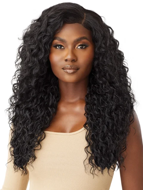 Outre 100% Human Hair Blend 5""x5"" Glueless Lace Closure Wig - HHB-MALAYSIAN DEEP 26