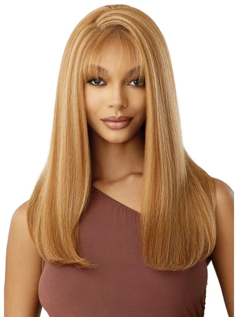 Outre 100% Human Hair Blend 5""x5"" Glueless Lace Closure Wig - HHB-NATURAL YAKI 22