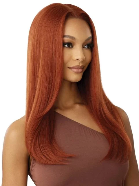 Outre 100% Human Hair Blend 5""x5"" Glueless Lace Closure Wig - HHB-NATURAL YAKI 22