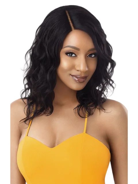 Outre 100% Human Hair Daily Lace Part Wig - CURLY