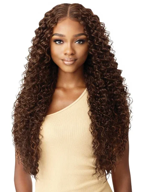 Outre Human Hair Blend 360 Edge 13x6 Glueless HD Lace Front Wig - KAYREENA