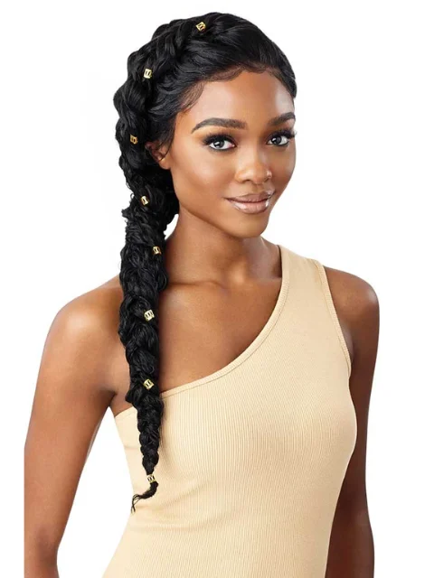 Outre Human Hair Blend 360 Edge 13x6 Glueless HD Lace Front Wig - KAYREENA